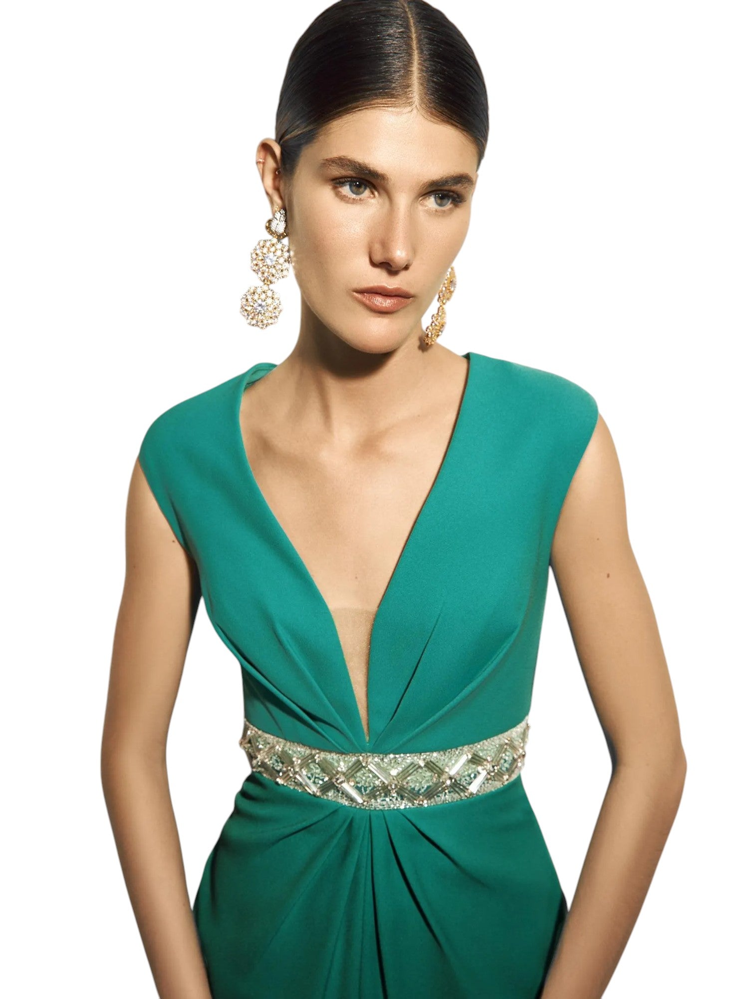PRONOVIAS ABITO LUNGO Donna AZAFRAN