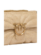Love Bag Puff in raffia