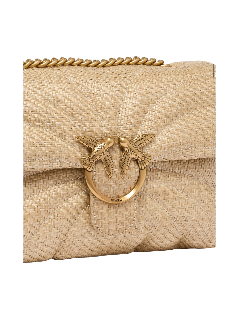 Love Bag Puff in rafia