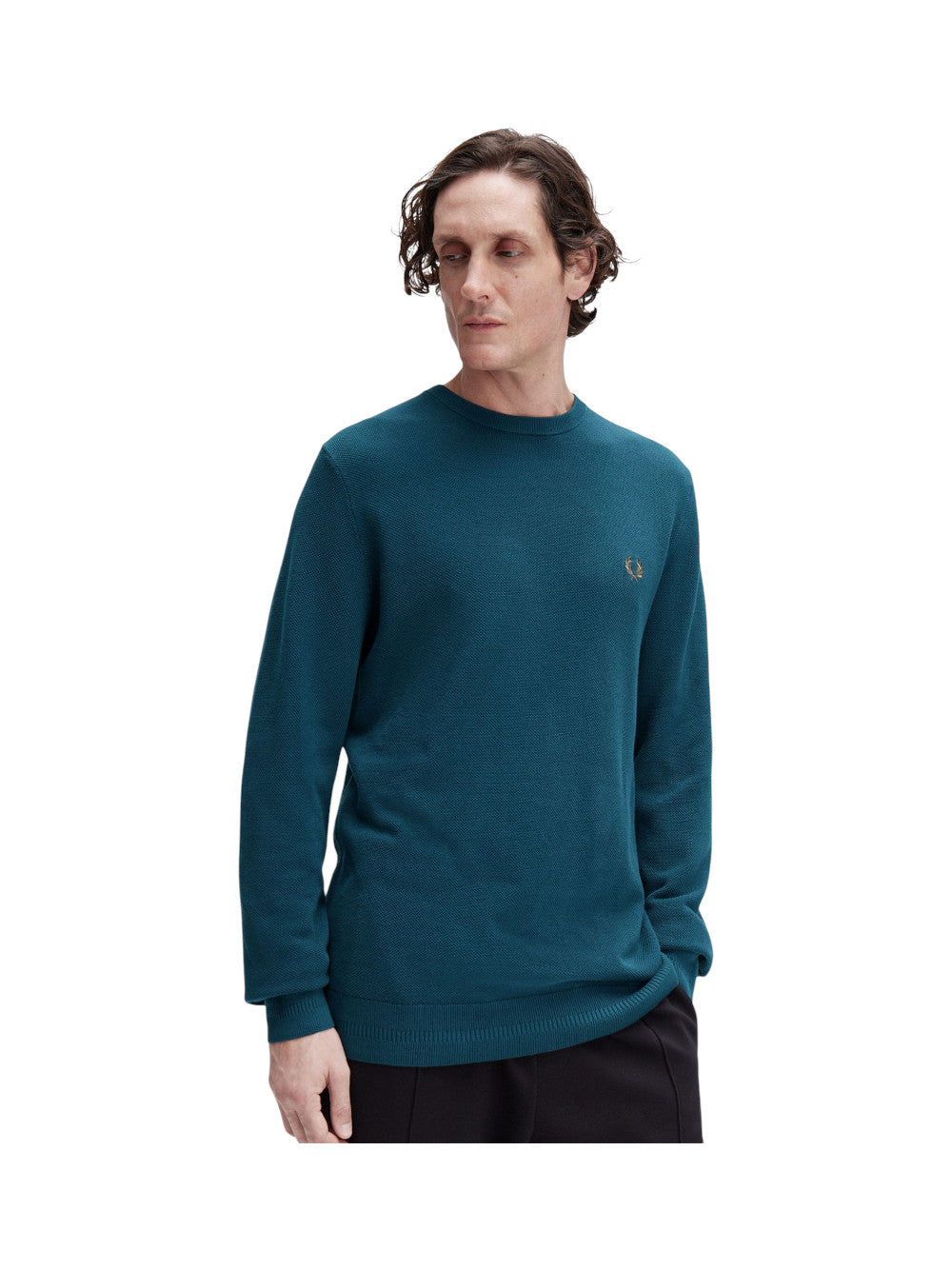 Fred Perry Maglia Uomo FP PIQUE STITCH JUMPER K1309 Z23