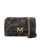 Pinko Borsa Donna LOVE PUFF MINI CL SUEDE PRINT 100039A3LR ST3Y