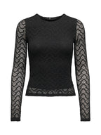 ONLY Maglia Donna ONLANGILA L/S TOP BOX JRS 15360161