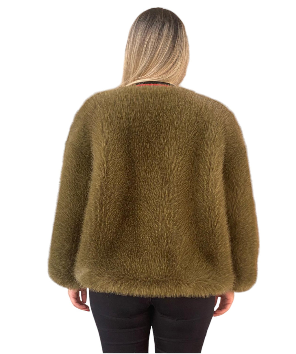 Yes London Women's ECO FUR COAT ECO/023