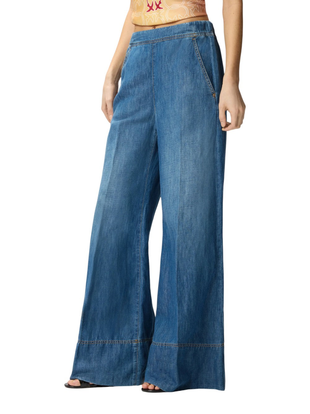 Pinko Pantalone Donna SPIAGGIA PANTALONE LIGHT DENIM 106398A33JPJD