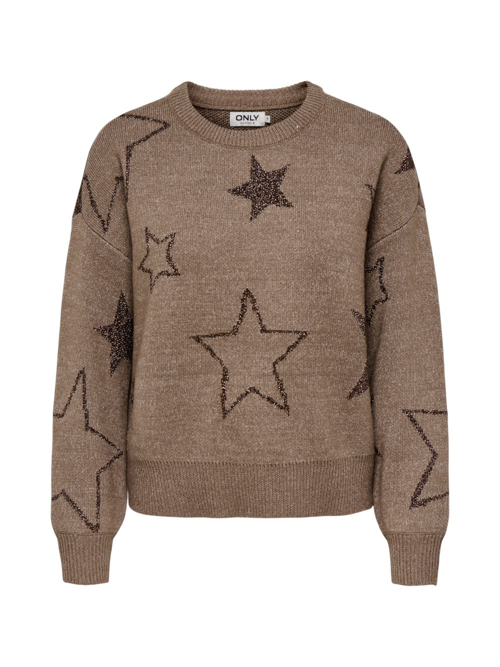 ONLY Maglia Donna ONLROSIE LS O-NECK GLITTER KNT 15328250