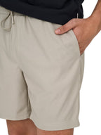 ONLY & SONS Bermuda Uomo ONSTEL LIFE PLIZZE 22030477 Limestone
