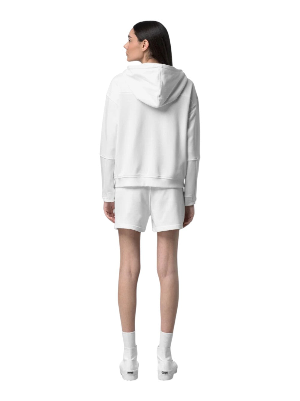 K-Way Felpa Donna LARA POLY COTTON K4146GW 001
