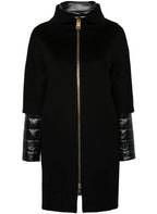 EGG-SHAPED COAT IN ECO WOOL AND ULTRALIGHT