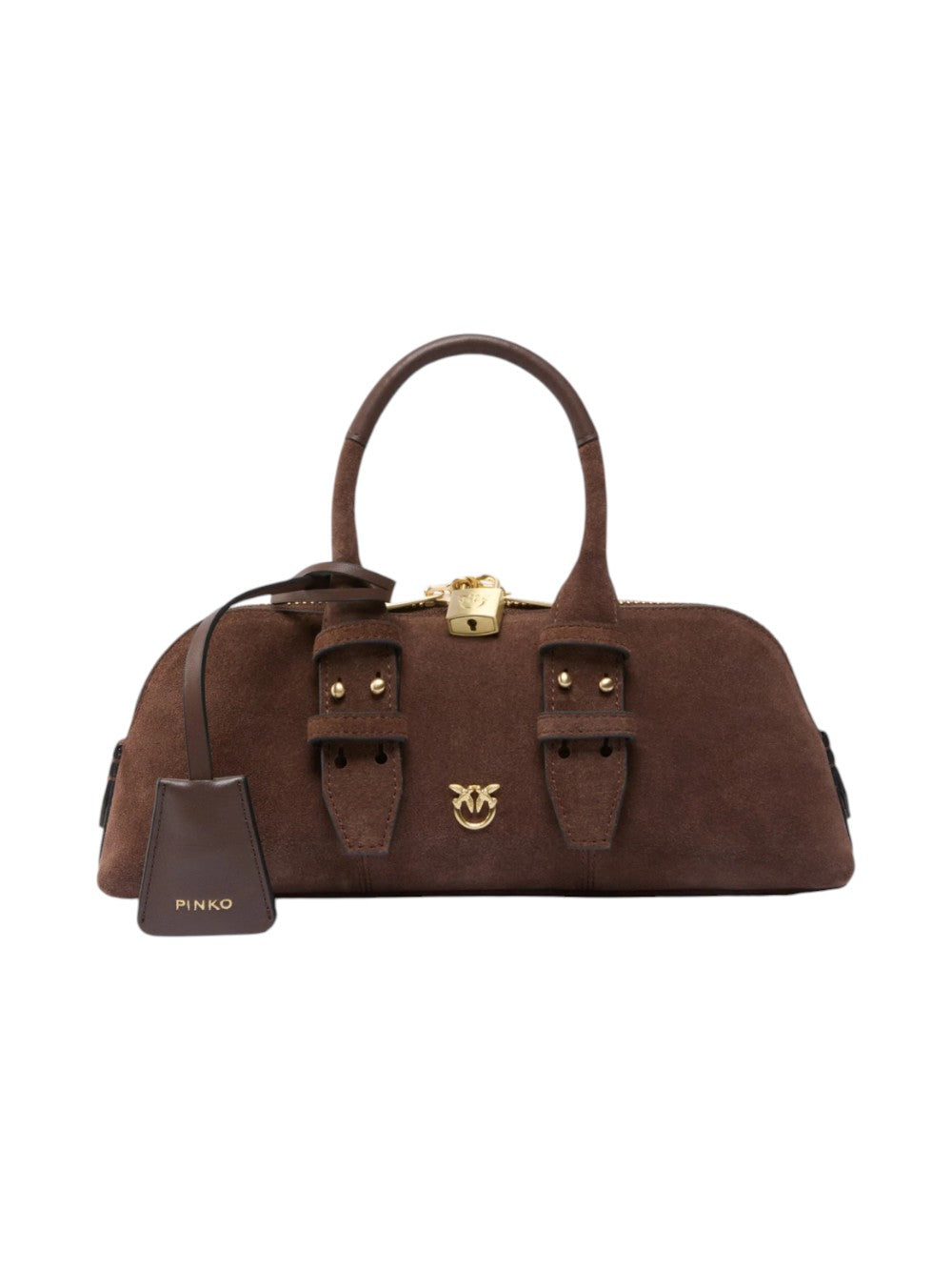 Pinko Borsa Donna BOWLING BAG HORIZONTAL SUEDE + 105334A2JH L74V