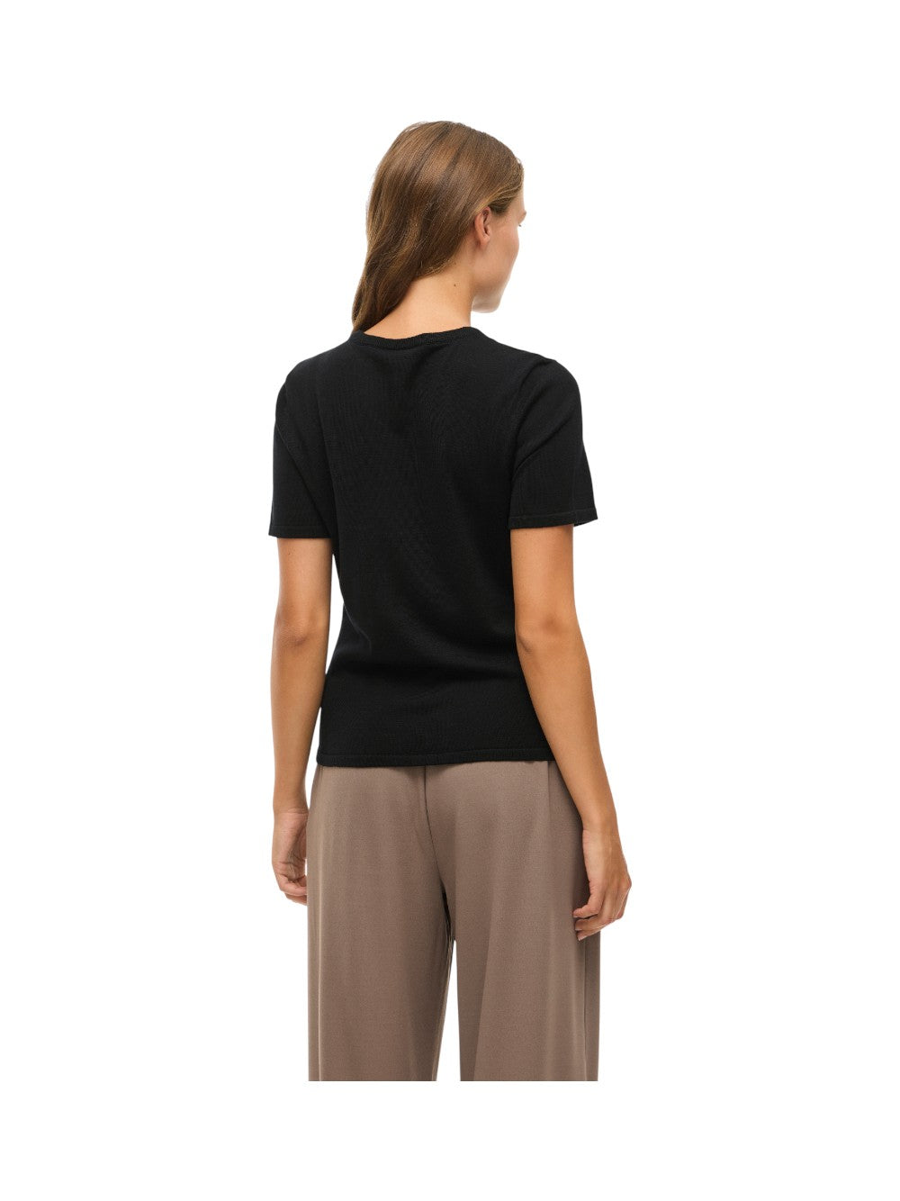 VILA T-shirt Donna VILIPSA 2/4 O-NECK KNIT TOP/PB/R 14108149