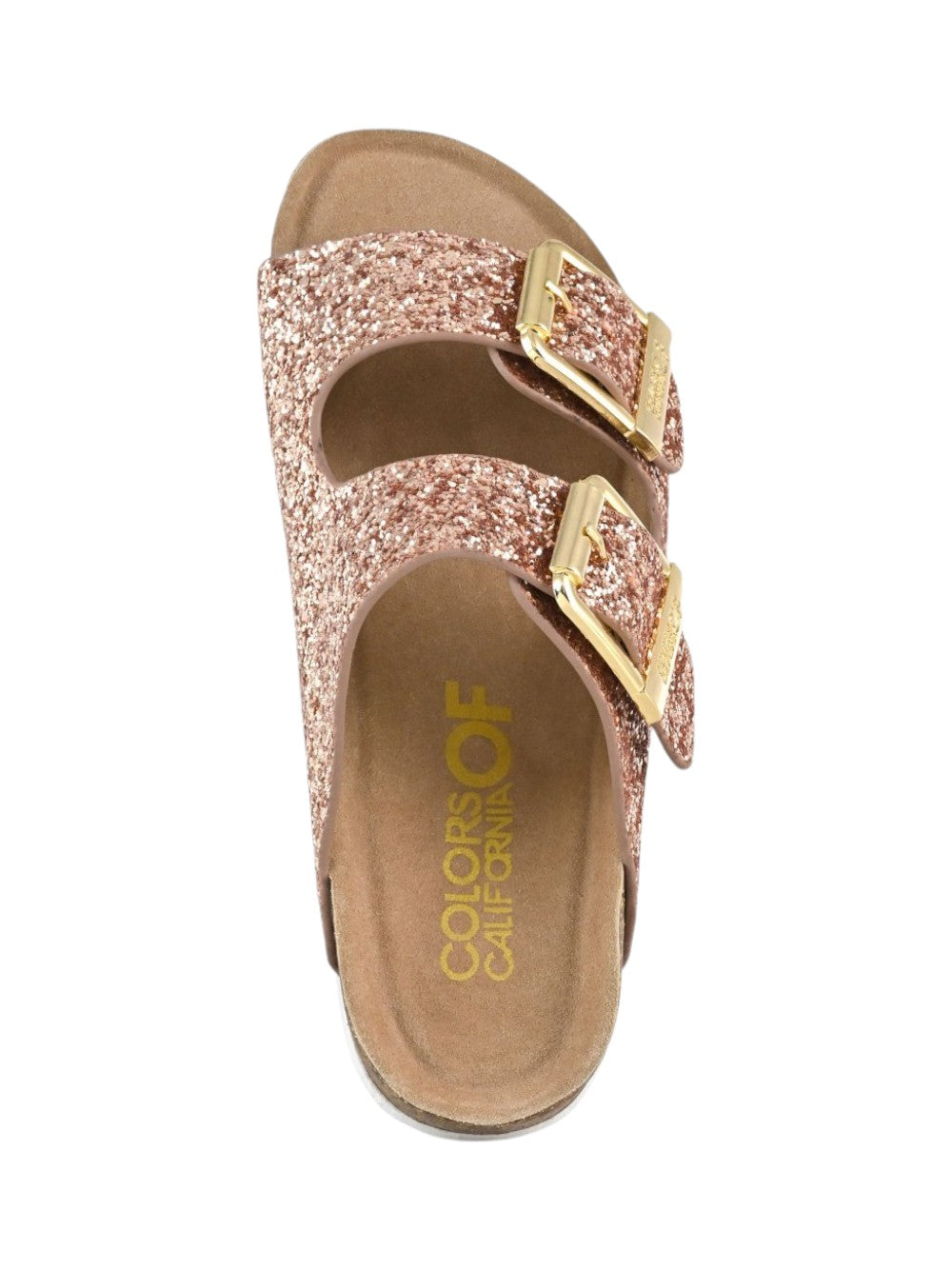 Colors of california Ciabatta Donna Bio Glitter Metal Buckles HC.BIO35N PKGOL