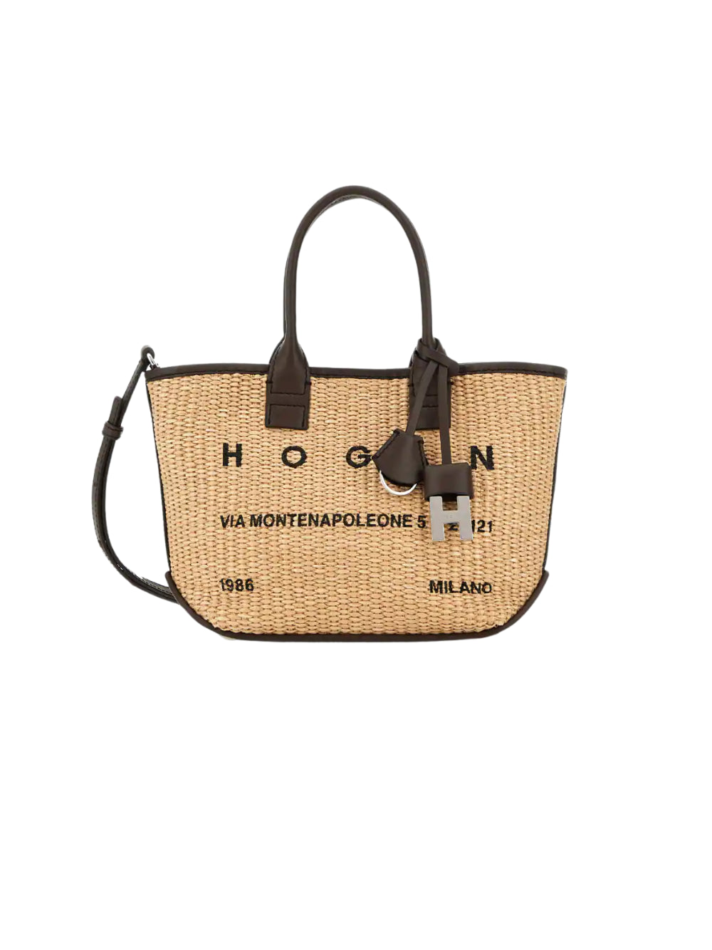 Hogan Borsa Donna ADDRESS SHOPPING MINI TESS. RAFIA KBW01TA5100UYI 7E06