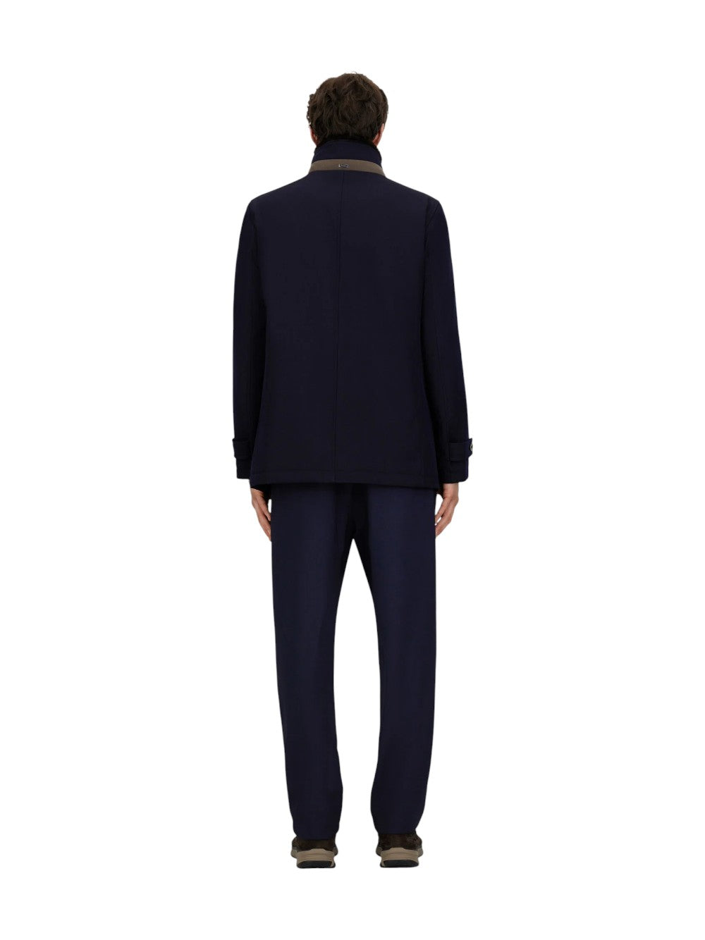 Herno Trench Uomo CARCOAT CON COLLO IN MONTONCINO IM000369U33186 9200