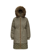 K-Way GIUBBINO Donna FOSCA WAX COTTON NYLON K6136HW DB8