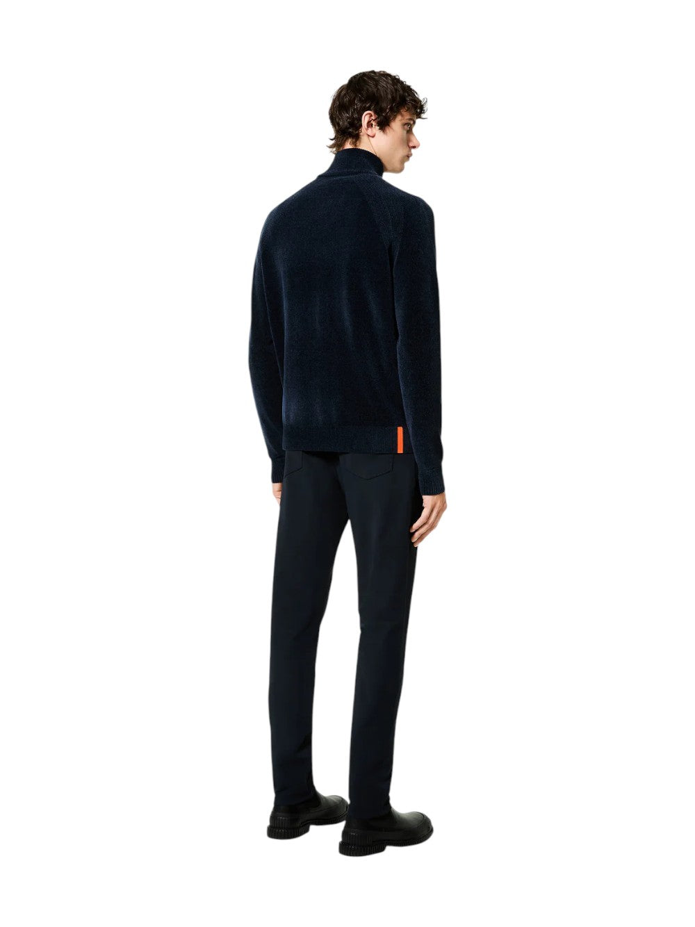 RRD Cardigan Uomo velvet full zip knit W25134 60