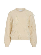 VILA Maglia Donna VINAKUNA O-NECK L/S KNIT TOP 14108898