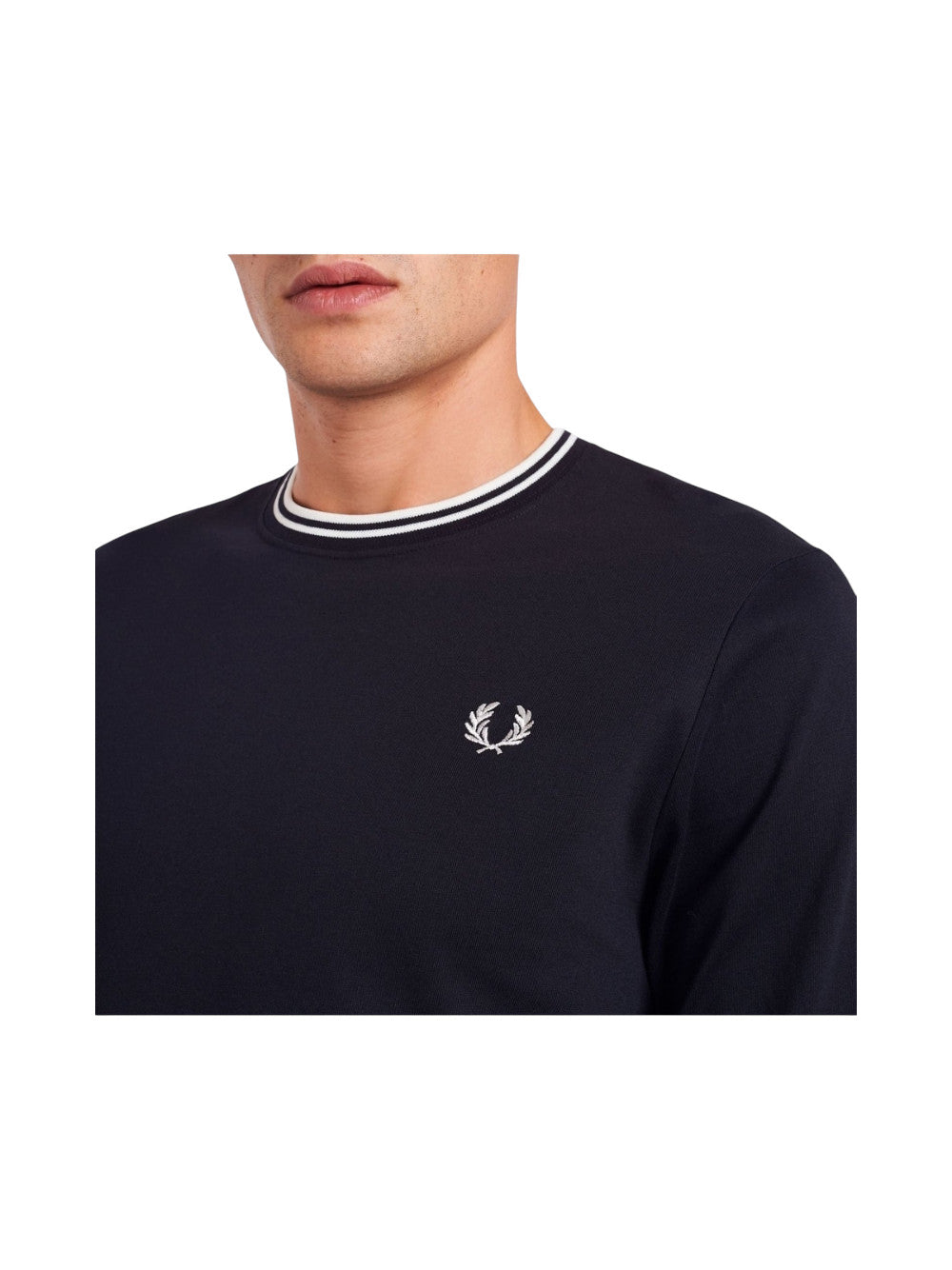 Fred Perry T-shirt Uomo FP LS TWIN TIPPED T-SHIRT M9602 184