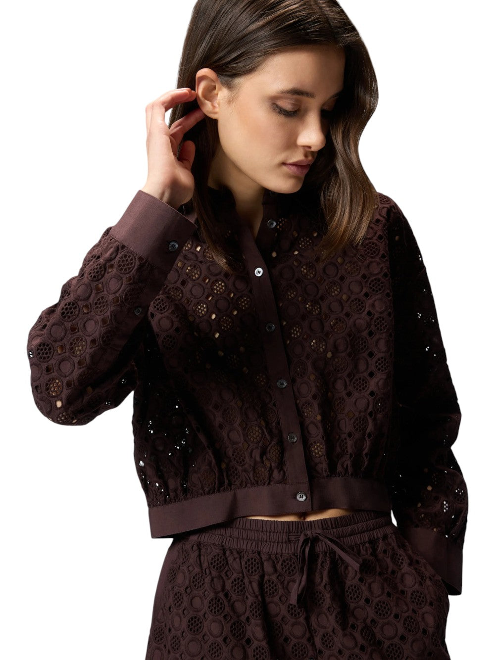 Pinko Camicia Donna CHARITA CAMICIA POPELINE RICAM 106277A35PM28