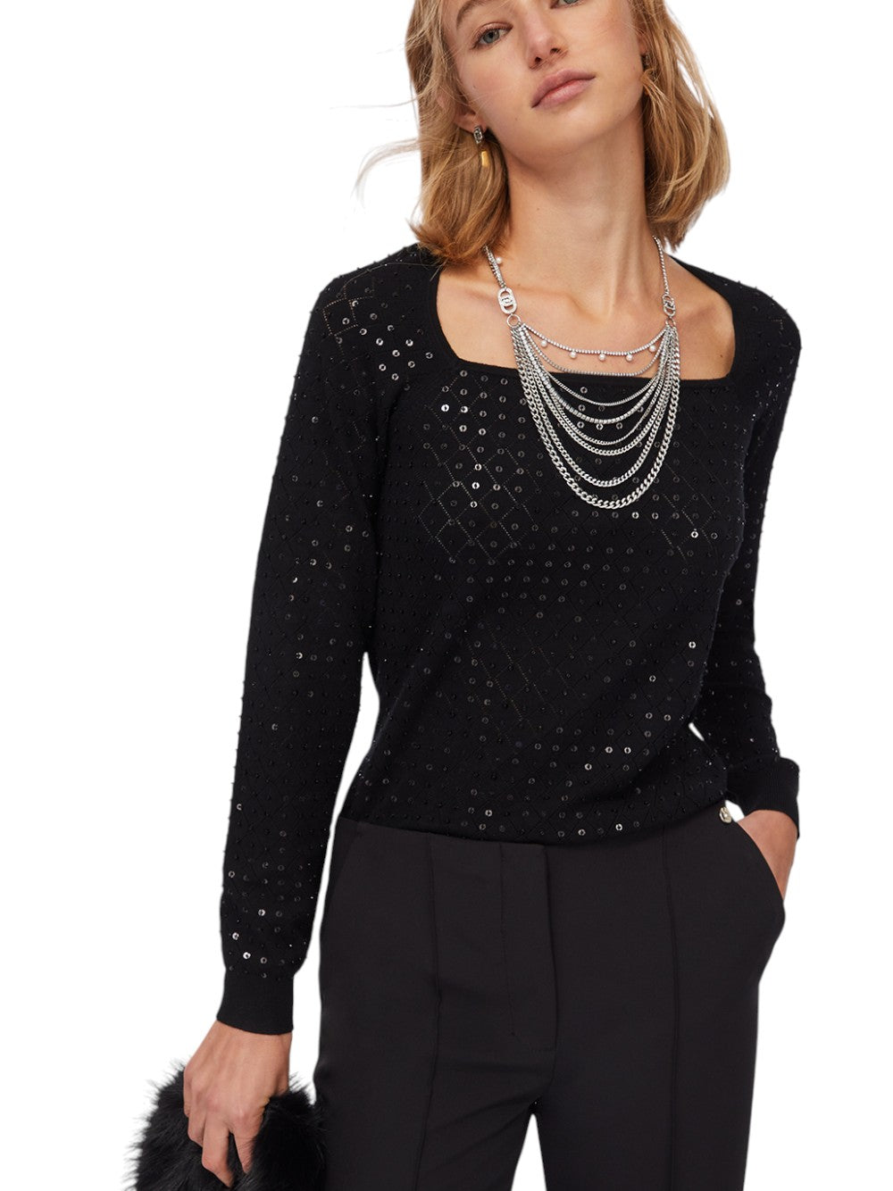 Liu Jo Maglia Donna  CF5027MS18F