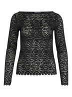 VILA Maglia Donna VIROMINA BOATNECK L/S TOP/TES 14108569