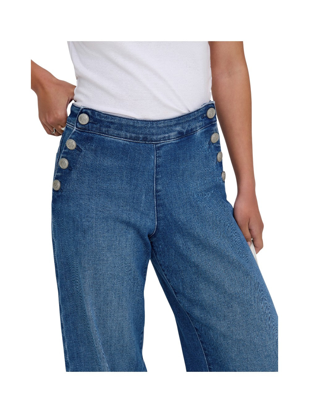 ONLY Jeans Donna ONLMADISON Vita alta Wide Leg Fit Jeans 15356695