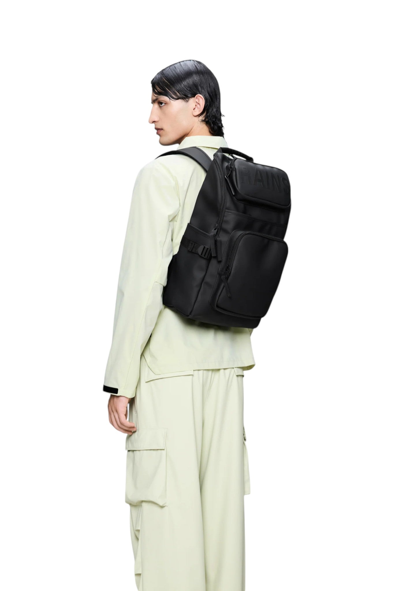 Rains Zaino Unisex adulto TEXEL CARGO BACKPACK 14000 BLA