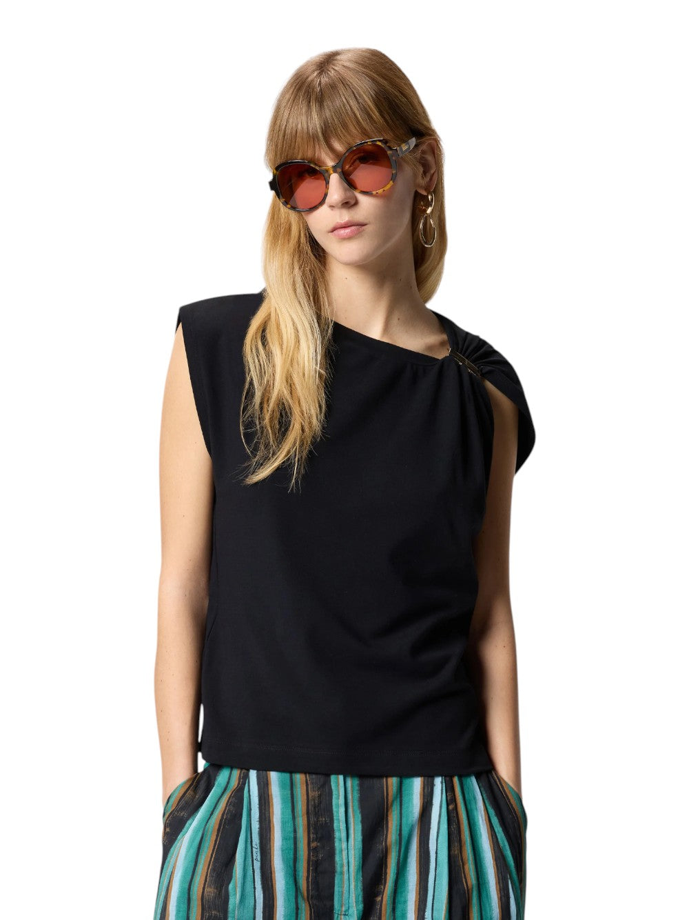 Pinko T-SHIRT Donna MELODY MAGLIA JERSEY COTONE ST 106478A35DZ99