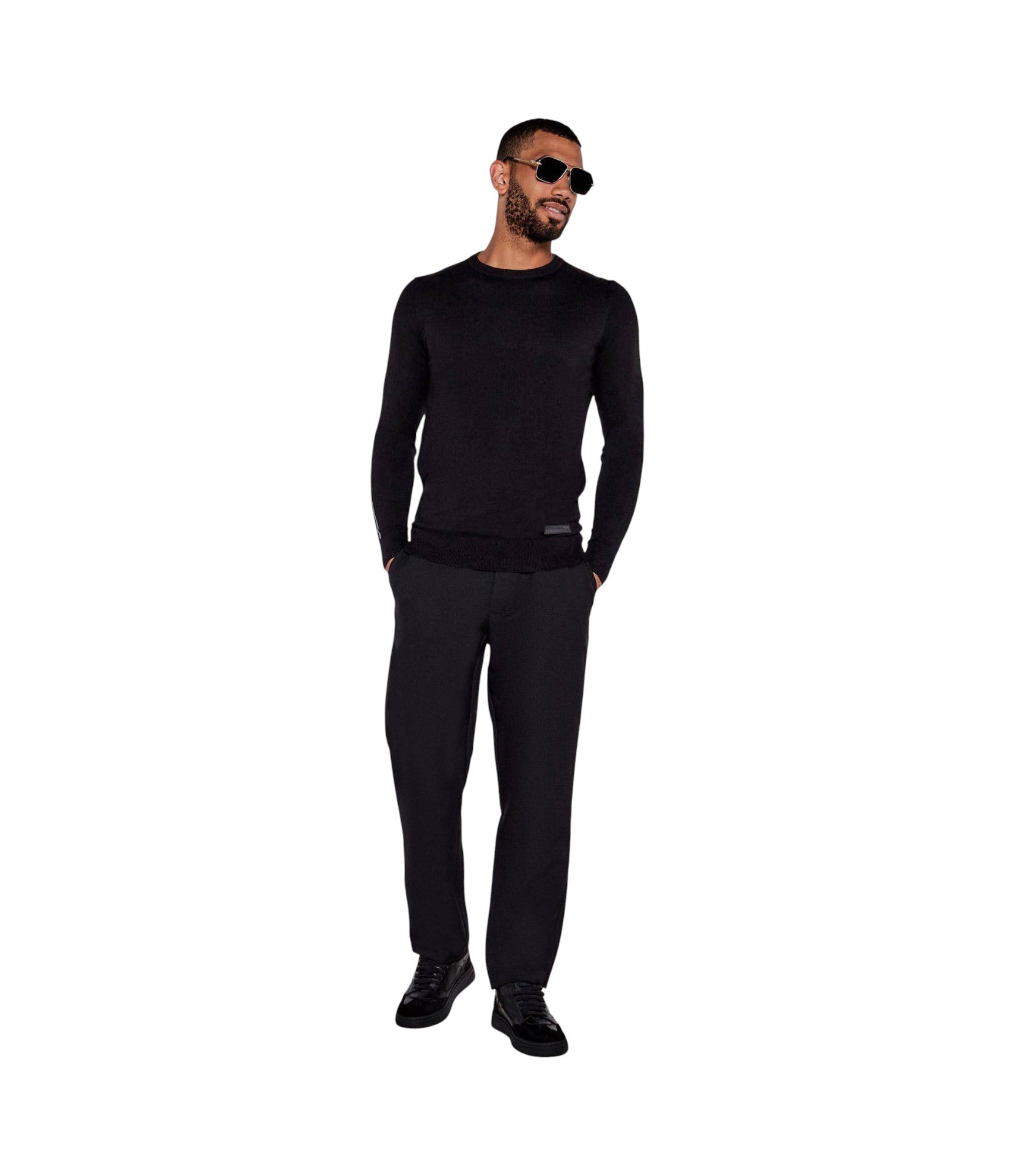 John Richmond Maglia Uomo CUANZA UMA25054MA BLACK