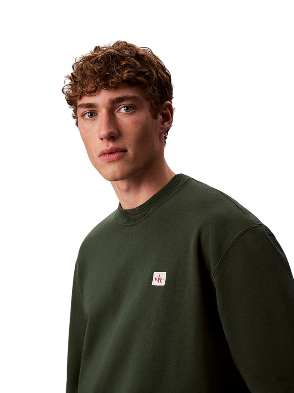 Calvin Klein Felpa Uomo 350TERRY BADGE LV04RC273G
