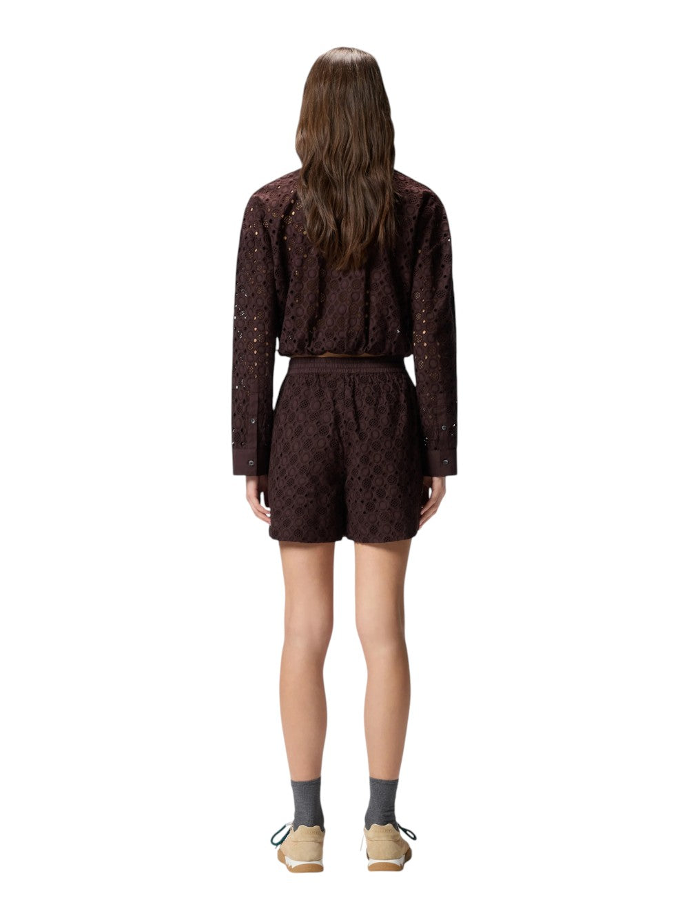 Pinko Pantalone Donna LIZ SHORTS POPELINE RICAMO SAN 106223A35PM28