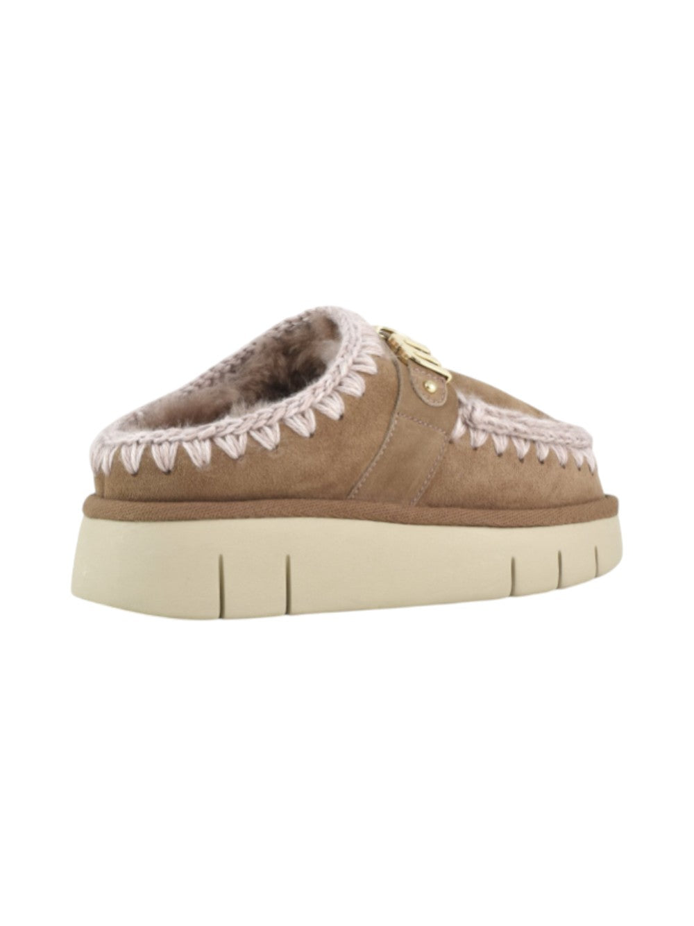 Mou Ciabatte Donna Bounce clog metal logo MU.FW531001A PK