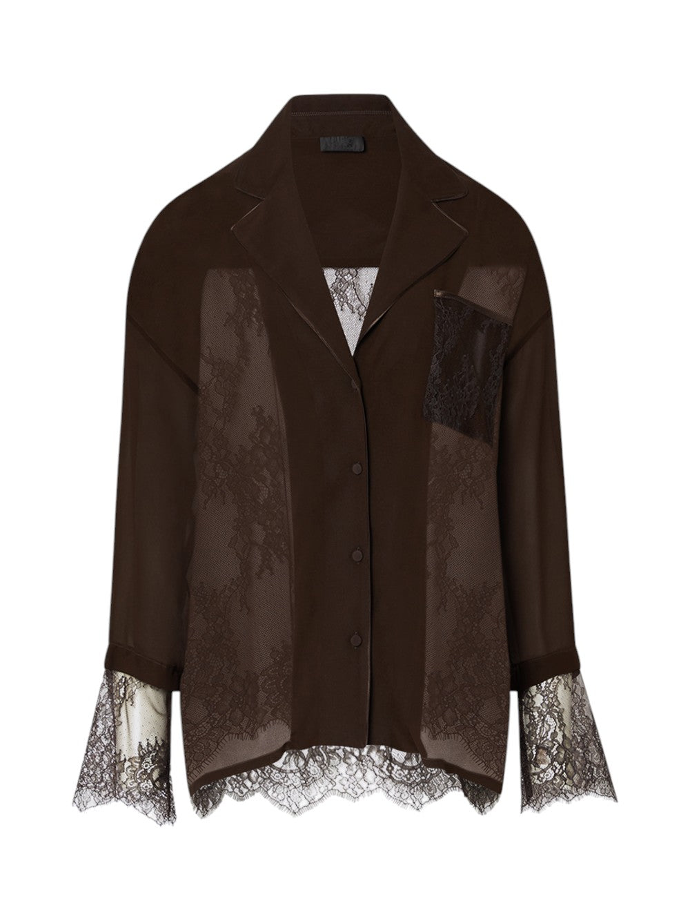 Liu Jo Camicia Donna CAMICIA TS M/L CON PIZZO CF6125T866A X0807