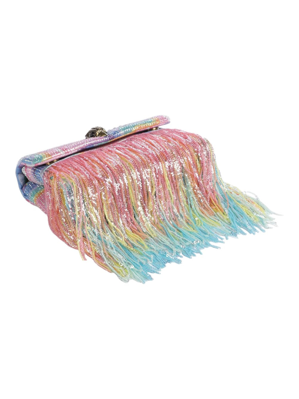 Kurt Geiger Borsa Donna Mini Kensington Fringe-Mult/Other-Fabric/Other Print 5020169689 69