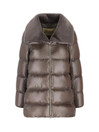 Herno GIUBBINO Donna A-SHAPE NYLON ULTRALIGHT E FAUX FUR PI002140D12017Z