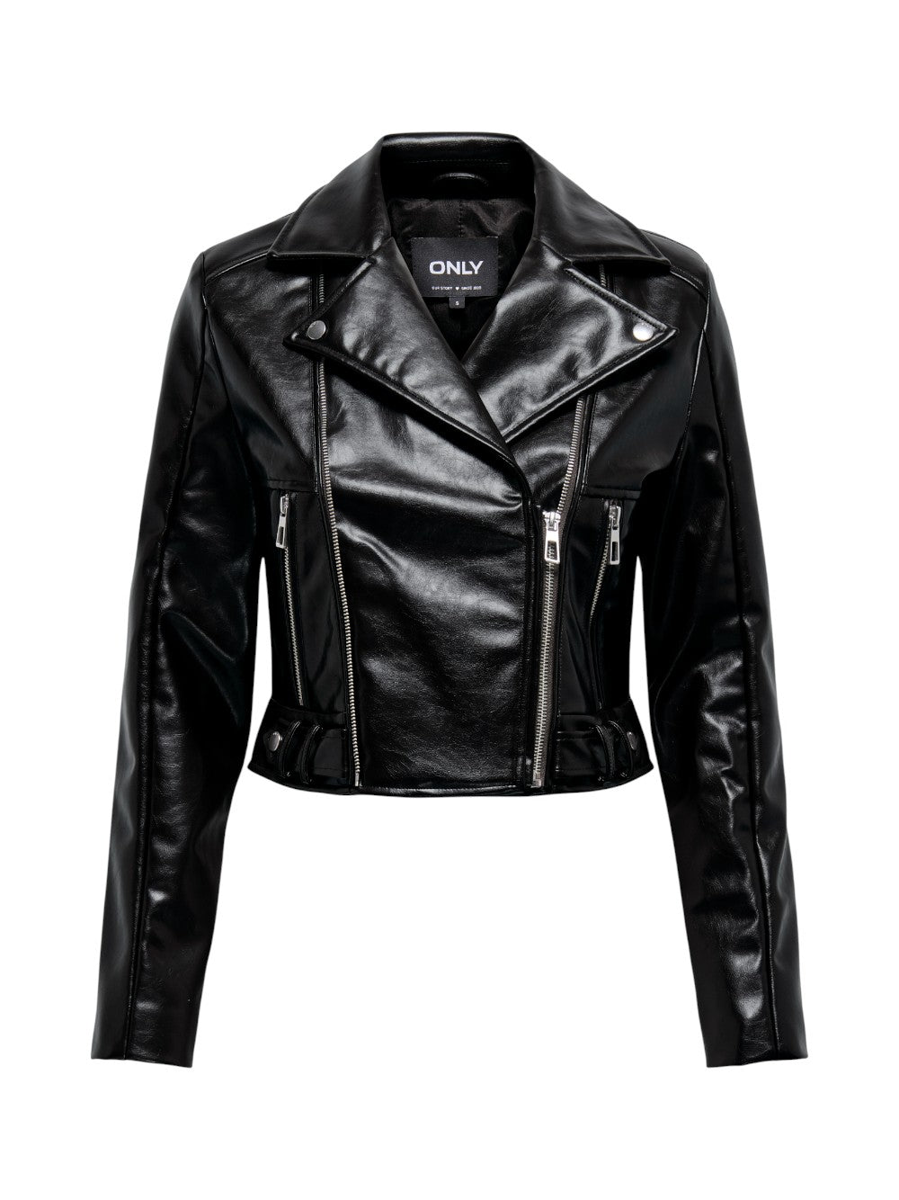 ONLY Giubbino Donna ONLKAMILLA PATENT SHOULDER BIKER CC OTW 15348979