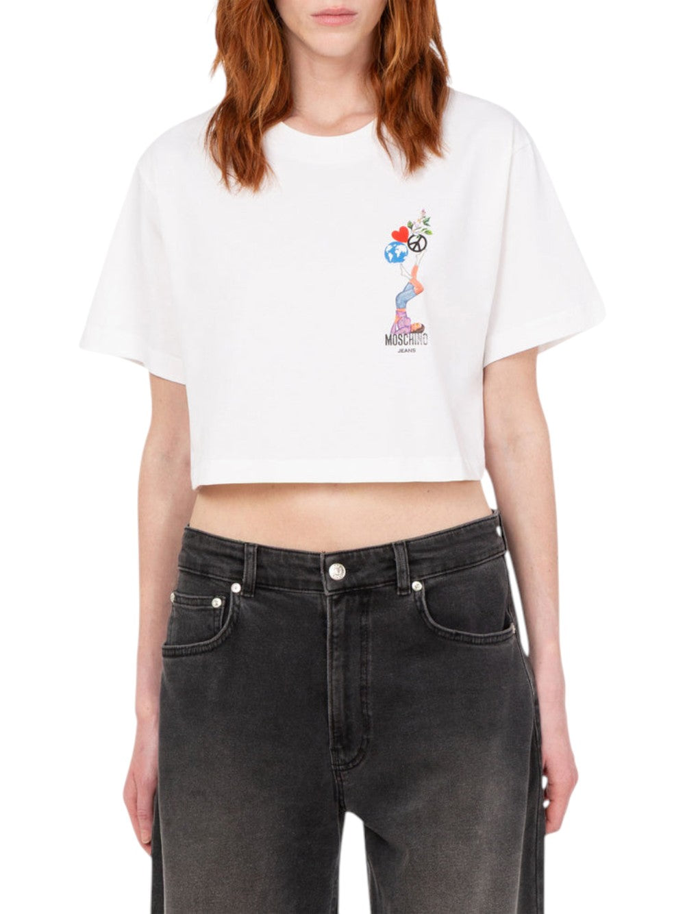 Moschino Jeans T-SHIRT Donna  261K1J071832348001
