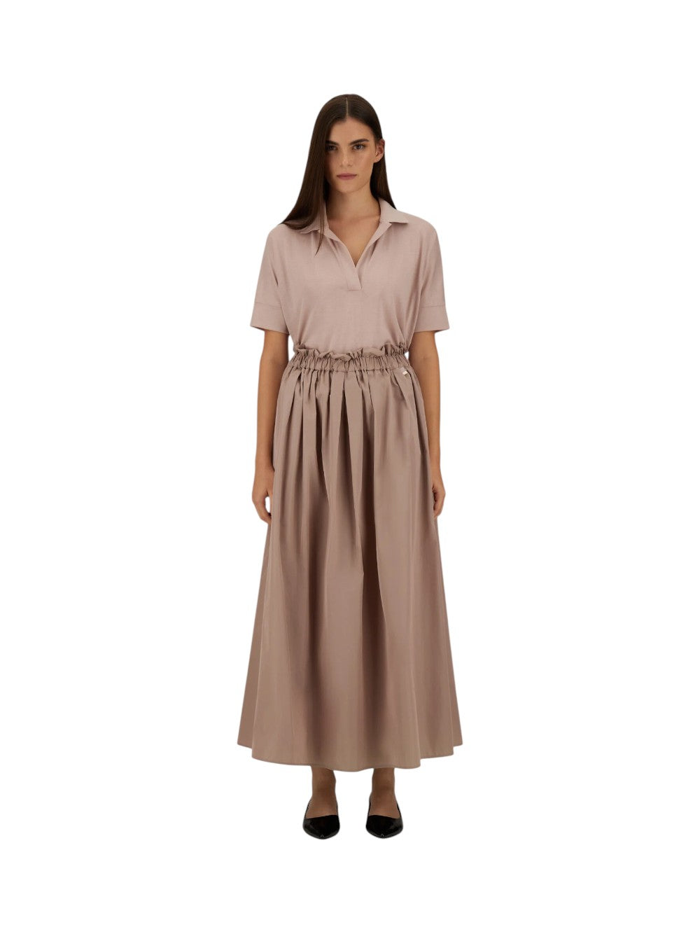 Herno Gonna Donna Gonna Svasata New Techno Taffeta' GN000044D12483Z4035