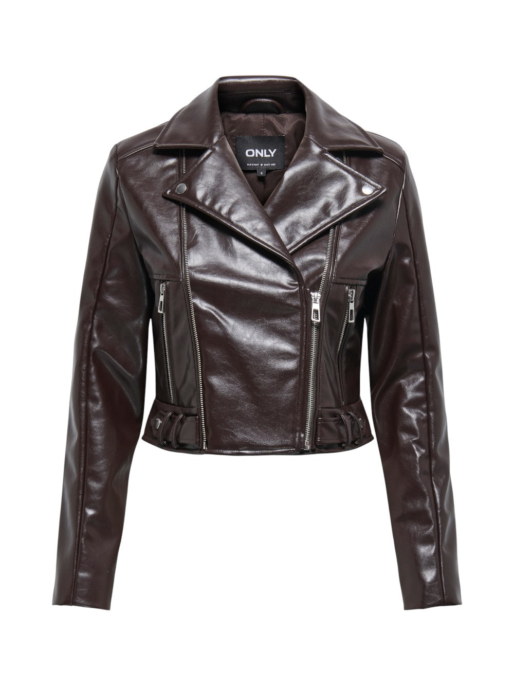 ONLY Giubbino Donna ONLKAMILLA PATENT SHOULDER BIKER CC OTW 15348979
