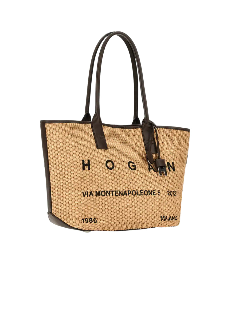 Hogan Borsa Donna ADDRESS SHOPPING PICCOLA TESS RAFIA KBW01TA3200UYI 7E06