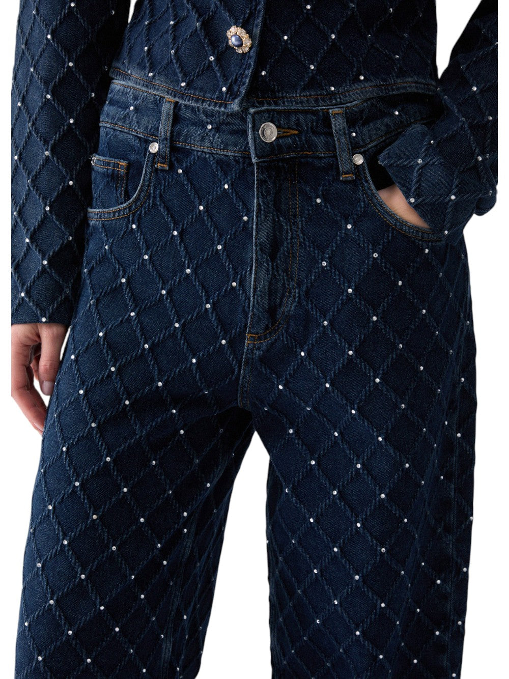 Liu Jo Jeans Donna PANT.STRAIGHT MATELASSE H.W. UF6173D0374 79107