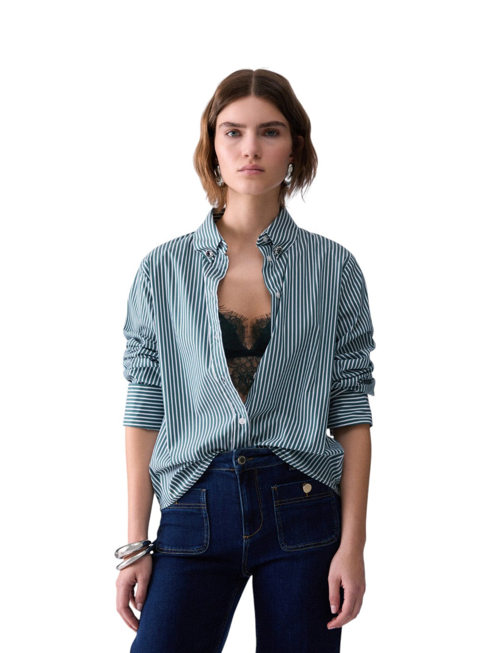 Liu Jo Camicia Donna CAMICIA CON BOTTONI SMALTATI CF6195T796A 03D50