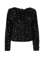 ONLY Maglia Donna ONLCONFIDENCE L/S SEQUIN BOW TOP JRS 15360166