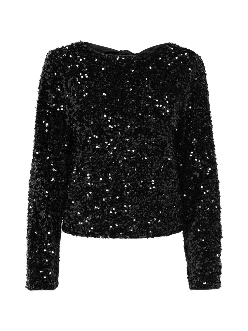 ONLY Maglia Donna ONLCONFIDENCE L/S SEQUIN BOW TOP JRS 15360166