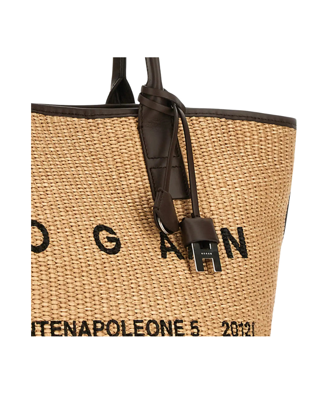 Hogan Borsa Donna ADDRESS SHOPPING PICCOLA TESS RAFIA KBW01TA3200UYI 7E06