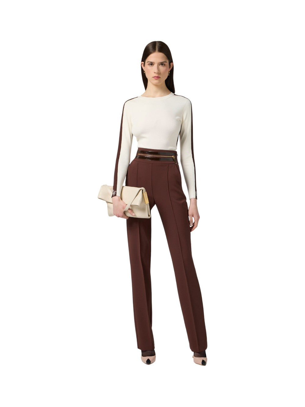 Elisabetta Franchi Pantalone Donna  PA11356E2EA3
