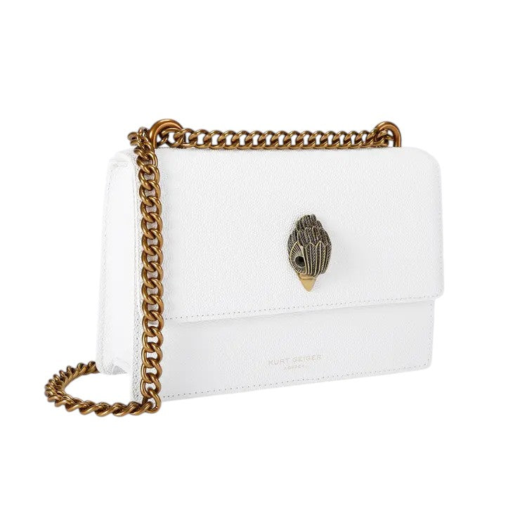 Kurt Geiger borsa Donna 690-SHOREDITCH SM CROSS BODY-WHITE-LEATHER