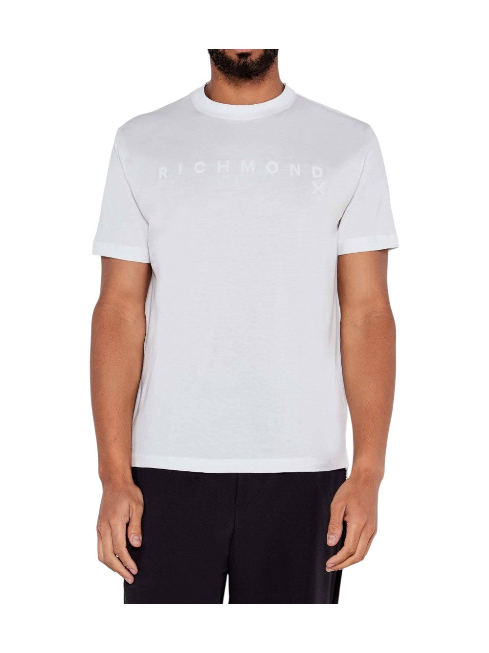 John Richmond T-SHIRT Uomo PATUM UMA25046TS WHITE