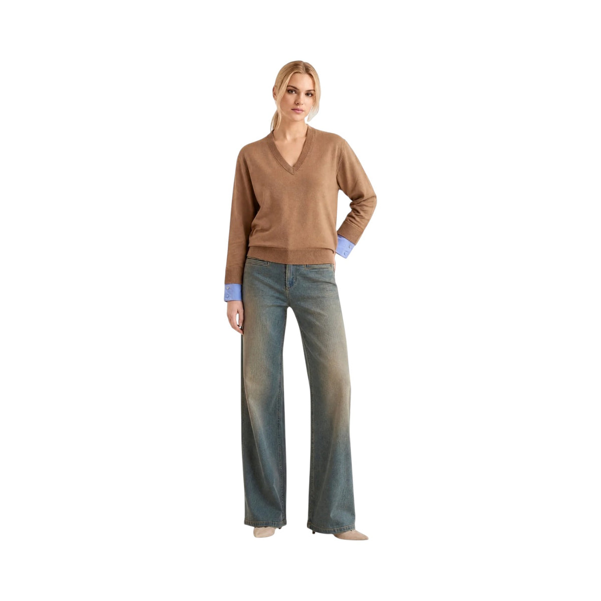 Liu Jo Maglia Donna MAGLIA CHIUSA POLSI POPELIndiaE WF6453MA16R L9440