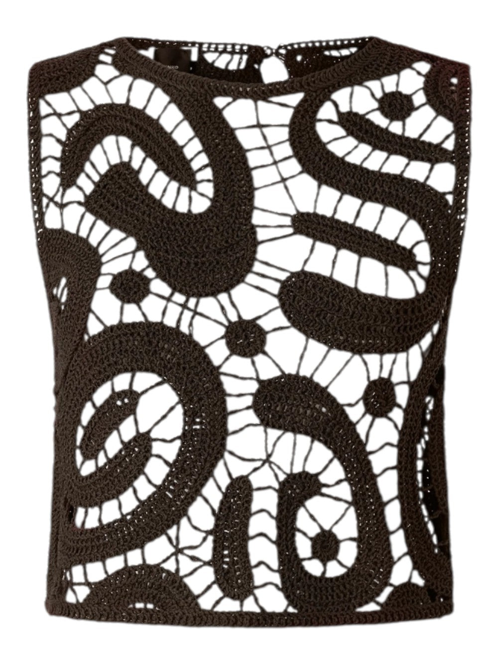 Pinko Top Donna ERUZIONE TOP CROCHET GEOMETRIC 106438A354M05