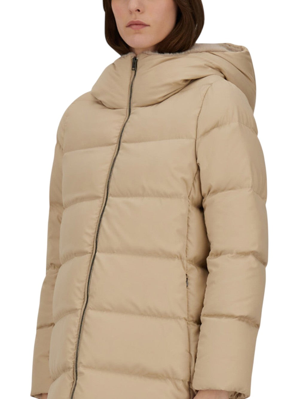 Herno GIUBBINO Donna A-SHAPE IN ARENDELLE E FAUX FUR PI001948D12414Z